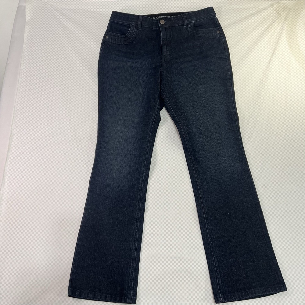 womens CATO premium stretch straight leg size 14 blue‎ jean